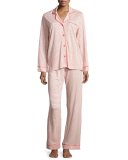 Bella Dot-Print Long-Sleeve Pajama Set