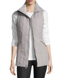 Lauritz Long Heatseeker Vest, Metallic Silver