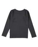 Riauf Long-Sleeve Star Jersey Tee, Dark Gray, Size 3-12