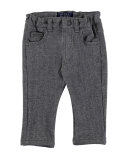 Herringbone Straight-Leg Pants, Gray, Size 3-24 Months