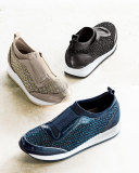 Ryley Crystal Slip-On Sneaker, Ocean