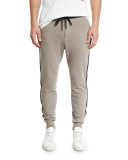 Contrast-Trim Jogger Pant