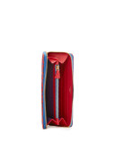 Paradise Long Zip-Around Wallet, Red