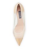 Glass Mesh 70mm Pump, Beige