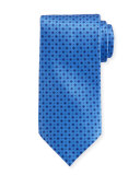 Neat Square Printed Silk Tie