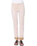 Low-Rise Slim-Leg Pants, Chino