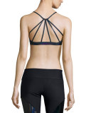 Triangle Sports Bra, Black Halo