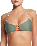 Bondi Reversible Printed Bikini Top
