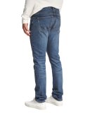 Drop-Rise Denim Jeans, Blue