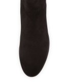 Jade Suede Comfort Ankle Boot, Black