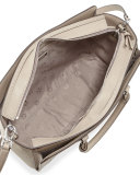 Robinson Large Zip-Top Tote Bag, French Gray