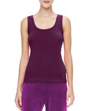 Scoop-Neck Cotton Tank