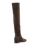 Jess Suede Over-the-Knee Boot, Bistro