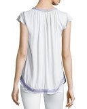 Rankin Embroidered Top