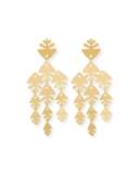Metal Fish Chandelier Earrings