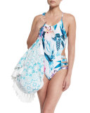 Beach Party Cutout One-Piece Swimsuit