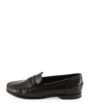 Pinch GRAND O/S Penny Loafer, Black