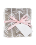 Arrow Burp Cloth Set, Pink/Slate