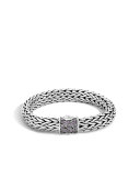 40th Anniversary Classic Chain Large Lava Bracelet w/Pink Sapphire