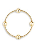 12mm Mustique 18K Dome Station Bracelet
