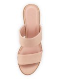 Maha Nubuck 70mm Mule Sandal