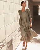 Tape Yarn Knit Cardigan