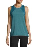 Reactor Mesh-Panel Tank Top, Turquoise