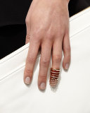 Camouflage Rose Gold & Diamond Flex Ring
