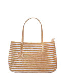 Dame Brooke Squishee Tote Bag, White/Mix
