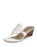 Devyn Demi-Wedge Sandal, White