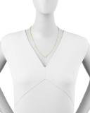 Disc-Station Layering Necklace, 19.5"L