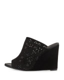 Anita Laser-Cut Wedge Mule