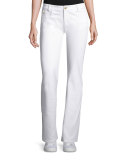 Sport Twill Straight-Leg Pants, Bright White
