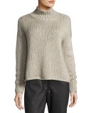 Fisher Project Hand-Knit Silk/Cashmere Box Top