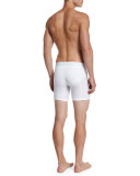 Mesh 6" Trunks, White