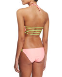 Zunzal Reversible Swim Top, Chino/Green
