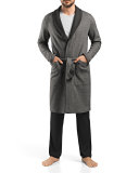 Davide Reversible Herringbone Robe
