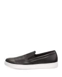 Leather Slip-On Sneaker