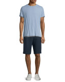 Thermal-Stitch Drawstring Shorts, Coastal