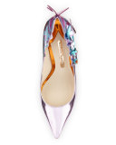 Harmony Metallic 3D Butterfly Pump, Rosa