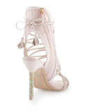 Lacey Crystal Bridal Sandal, Crystal Heavenly
