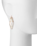 Bexley Mother-of-Pearl Statement Drop Earrings, Ivory