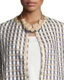 Cubist Reversible Statement Necklace