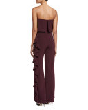 Kendall Strapless Ruffle Jumpsuit