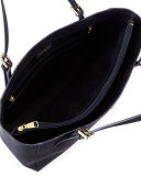 York Saffiano Leather Tote Bag, Tory Navy