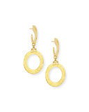 Hoopla 24k Gold Single Drop Infinity Earrings