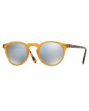 Gregory Peck 47 Limited Edition Mirrored Sunglasses, Multicolor