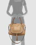 Marcie Medium Satchel Bag, Nut