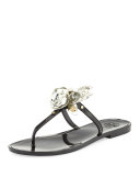 Blossom Flat Jelly Thong Sandal
