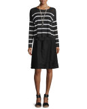 Organic Linen Knee-Length Skirt 